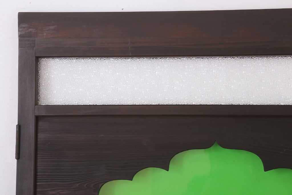 色ガラス・ダイヤガラス入り!古いドア(2)