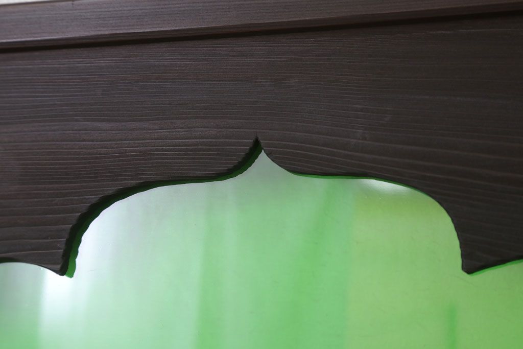 色ガラス・ダイヤガラス入り!古いドア(2)