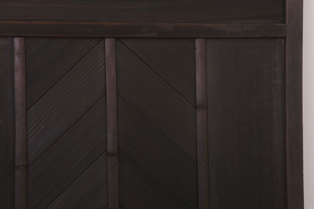 色ガラス・ダイヤガラス入り!古いドア(2)