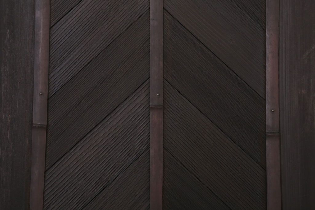 色ガラス・ダイヤガラス入り!古いドア(2)