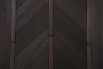 色ガラス・ダイヤガラス入り!古いドア(2)