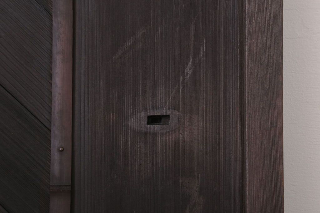 色ガラス・ダイヤガラス入り!古いドア(2)