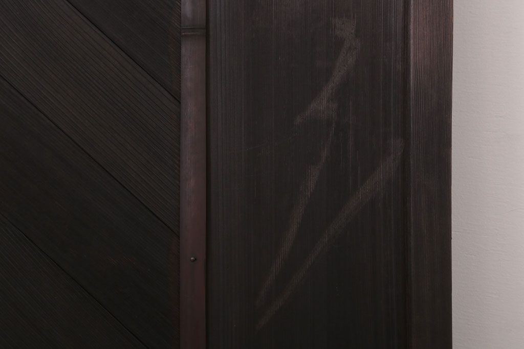 色ガラス・ダイヤガラス入り!古いドア(2)