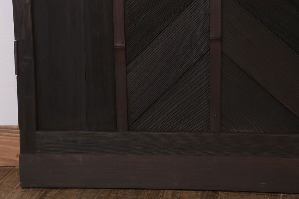 色ガラス・ダイヤガラス入り!古いドア(2)