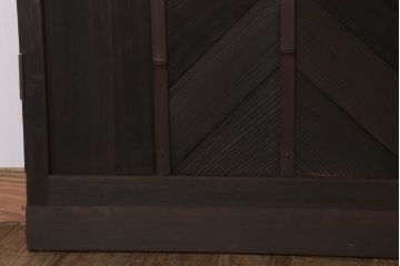 色ガラス・ダイヤガラス入り!古いドア(2)