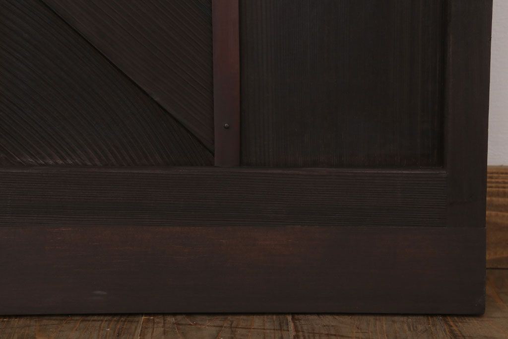 色ガラス・ダイヤガラス入り!古いドア(2)