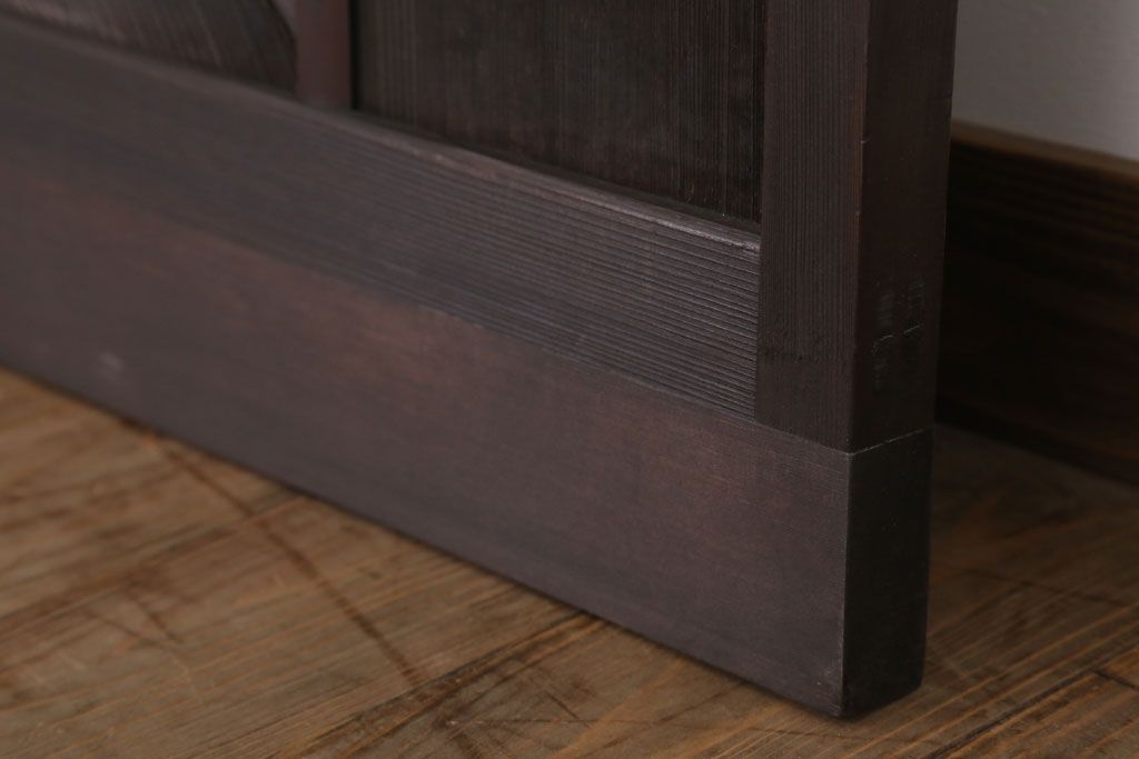 色ガラス・ダイヤガラス入り!古いドア(2)