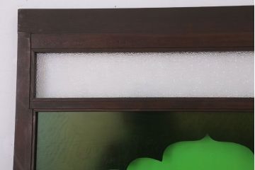 色ガラス・ダイヤガラス入り!古いドア(2)