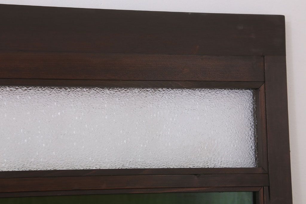 色ガラス・ダイヤガラス入り!古いドア(2)