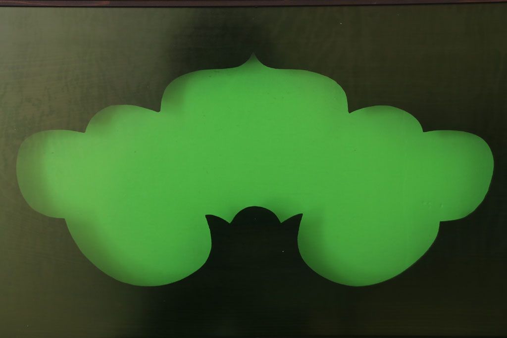 色ガラス・ダイヤガラス入り!古いドア(2)