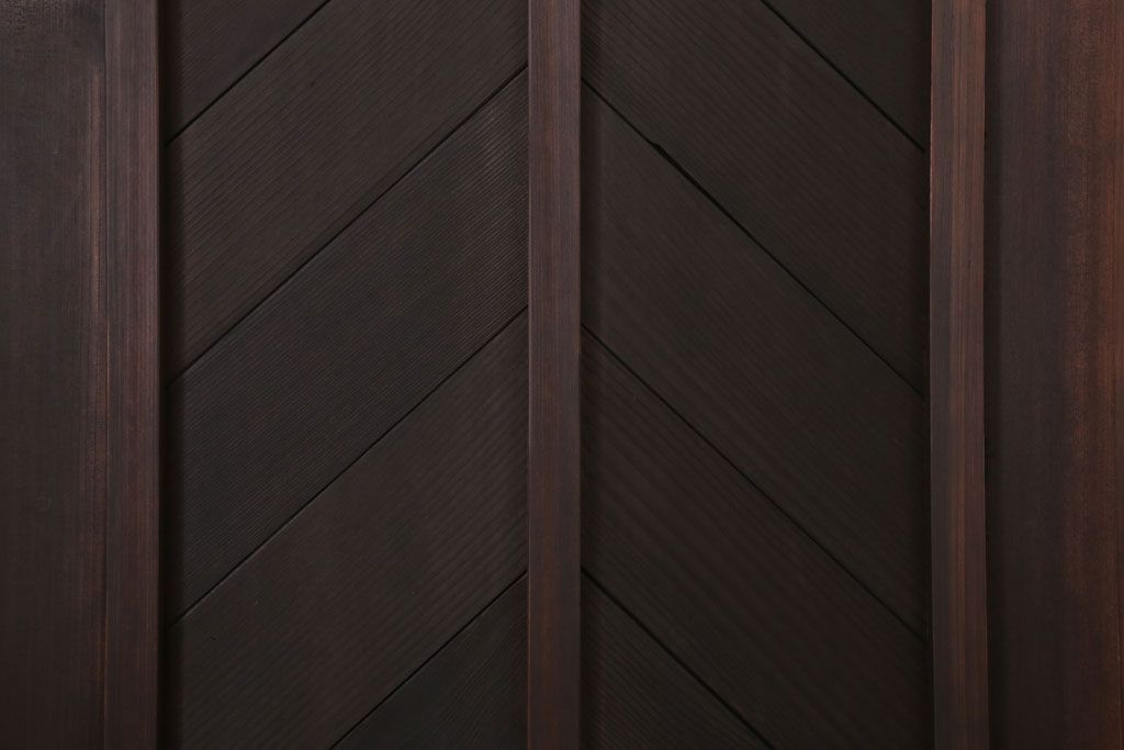 色ガラス・ダイヤガラス入り!古いドア(2)