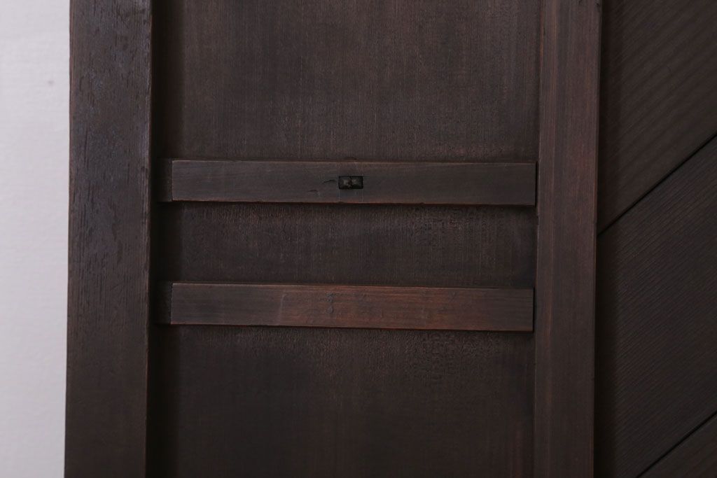 色ガラス・ダイヤガラス入り!古いドア(2)