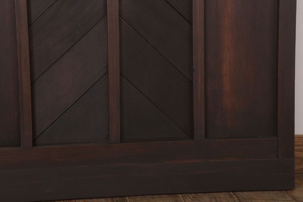 色ガラス・ダイヤガラス入り!古いドア(2)