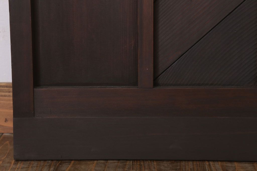 色ガラス・ダイヤガラス入り!古いドア(2)