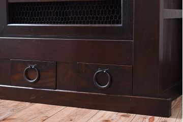 アンティーク家具　古民具・骨董　和製アンティークの上質な四尺水屋箪笥サイドボード
