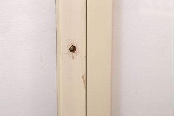 アンティークのペイント引き戸2枚セット(ガラス戸・窓)(2)