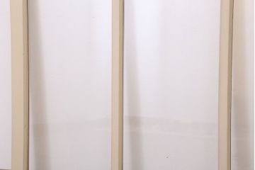 アンティークのペイント引き戸2枚セット(ガラス戸・窓)(3)