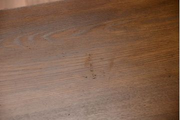 アンティーク家具　ネームプレート取っ手!三方ナラ材のアンティークチェスト(小引き出し)(2)