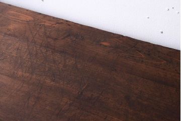 アンティーク家具　前面桐材!古い木の味わい深いアンティーク帳場箪笥(桐箪笥、桐たんす)