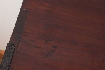 アンティーク家具　明治大正期!漆が綺麗な前面檜材の最上箪笥(衣装箪笥)