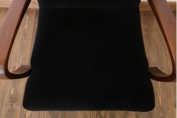 レトロ家具　シンプルでレトロなアンティーク1人掛けアームソファ(1)