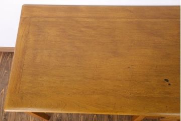 ヴィンテージ家具　イギリス　オーク材の上品なビンテージデスク(片袖机)