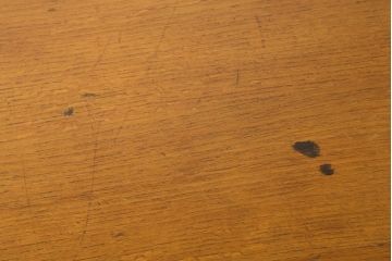 ヴィンテージ家具　イギリス　オーク材の上品なビンテージデスク(片袖机)