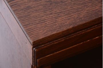 アンティーク家具　イギリスアンティーク グローブヴェルニッケ社製　オーク材のスタッキングブックケース(1)