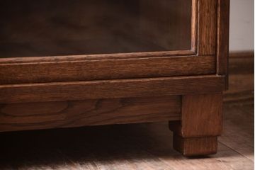 アンティーク家具　イギリスアンティーク グローブヴェルニッケ社製　オーク材のスタッキングブックケース(1)