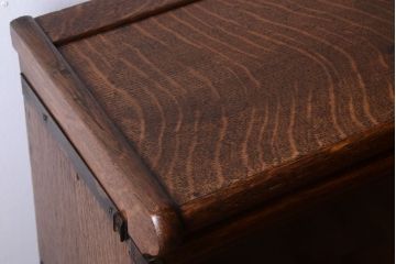 アンティーク家具　イギリスアンティーク グローブヴェルニッケ社製　オーク材のスタッキングブックケース(2)