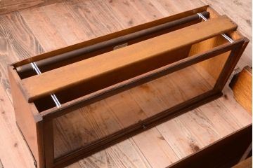アンティーク家具　イギリスアンティーク グローブヴェルニッケ社製　オーク材のスタッキングブックケース(2)