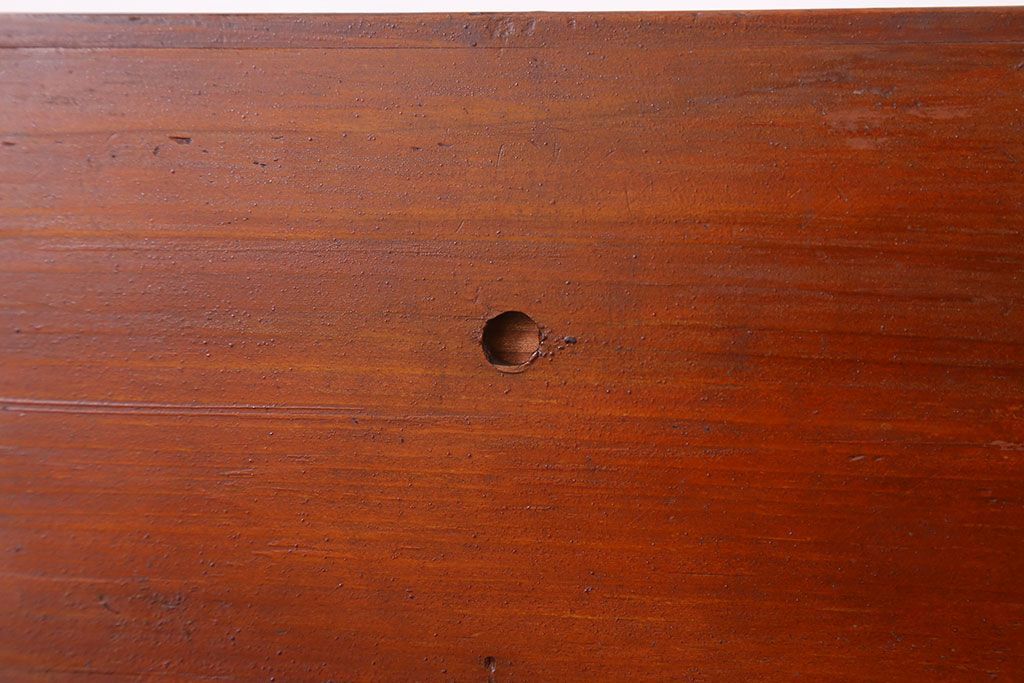 アンティーク家具　古い木製のアンティーク1杯引き出し(収納箱)