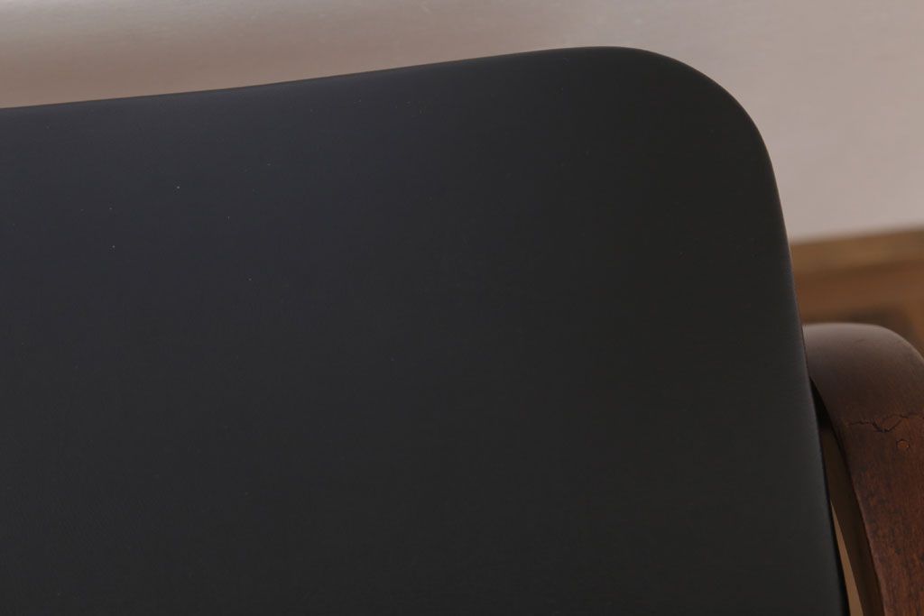 中古　秋田木工　ビンテージ　上品な曲げ木スツール