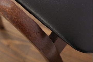 中古　秋田木工　ビンテージ　上品な曲げ木スツール