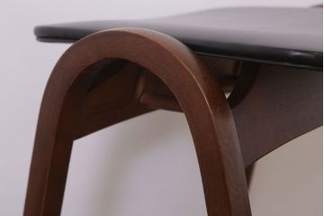 中古　秋田木工　ビンテージ　上品な曲げ木スツール