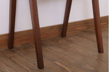 中古　秋田木工　ビンテージ　上品な曲げ木スツール