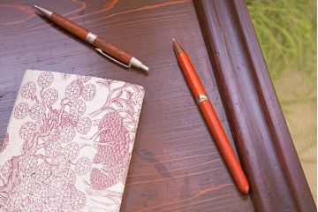 アンティーク家具　檜材　筆返し付き!和製アンティーク文机