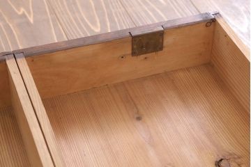 アンティーク家具　檜材　筆返し付き!和製アンティーク文机