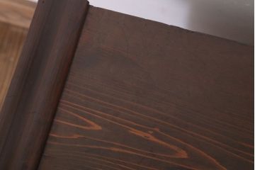 アンティーク家具　檜材　筆返し付き!和製アンティーク文机