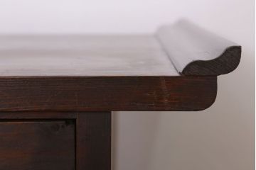 アンティーク家具　檜材　筆返し付き!和製アンティーク文机