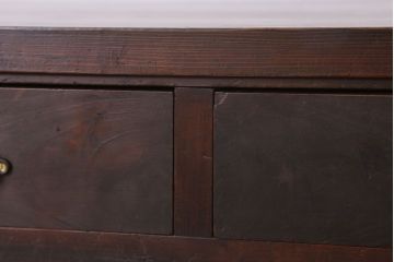 アンティーク家具　檜材　筆返し付き!和製アンティーク文机