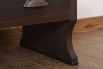 アンティーク家具　檜材　筆返し付き!和製アンティーク文机