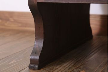 アンティーク家具　檜材　筆返し付き!和製アンティーク文机