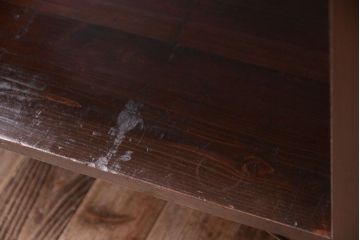 アンティーク家具　古い木の骨太なアンティーク飾り棚(ディスプレイラック)