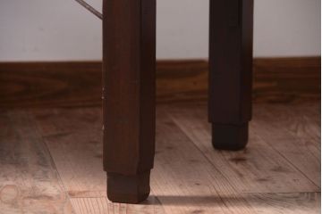 アンティーク家具　古い木の骨太なアンティーク飾り棚(ディスプレイラック)