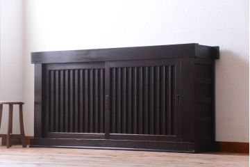 アンティーク家具　アンティーク　明治期　上質な収納箪笥サイドボード(水屋箪笥)