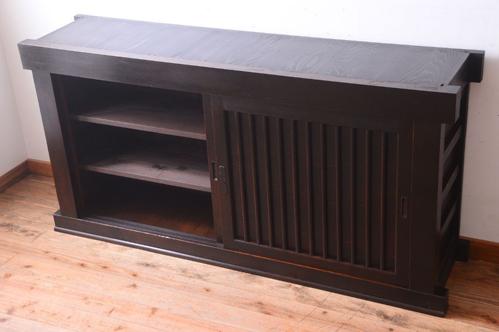 アンティーク家具　アンティーク　明治期　上質な収納箪笥サイドボード(水屋箪笥)