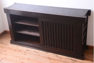 アンティーク家具　アンティーク　明治期　上質な収納箪笥サイドボード(水屋箪笥)