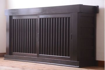 アンティーク家具　アンティーク　明治期　上質な収納箪笥サイドボード(水屋箪笥)