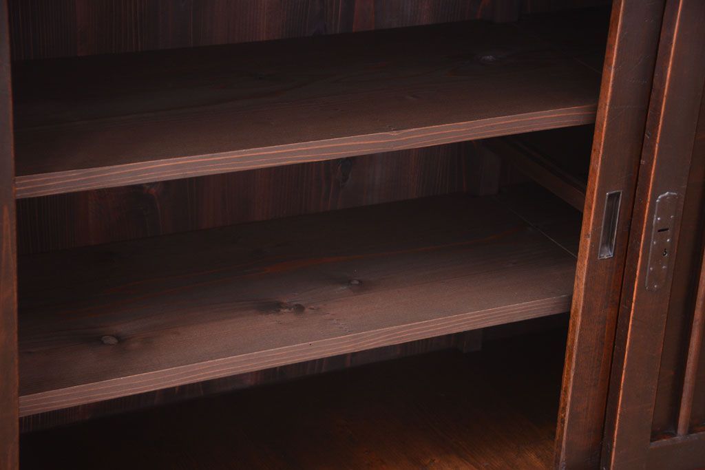 アンティーク家具　アンティーク　明治期　上質な収納箪笥サイドボード(水屋箪笥)